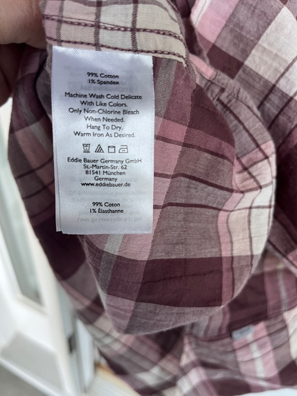 Eddie Bauer Plaid Shirt 2x - Picture 4 of 4